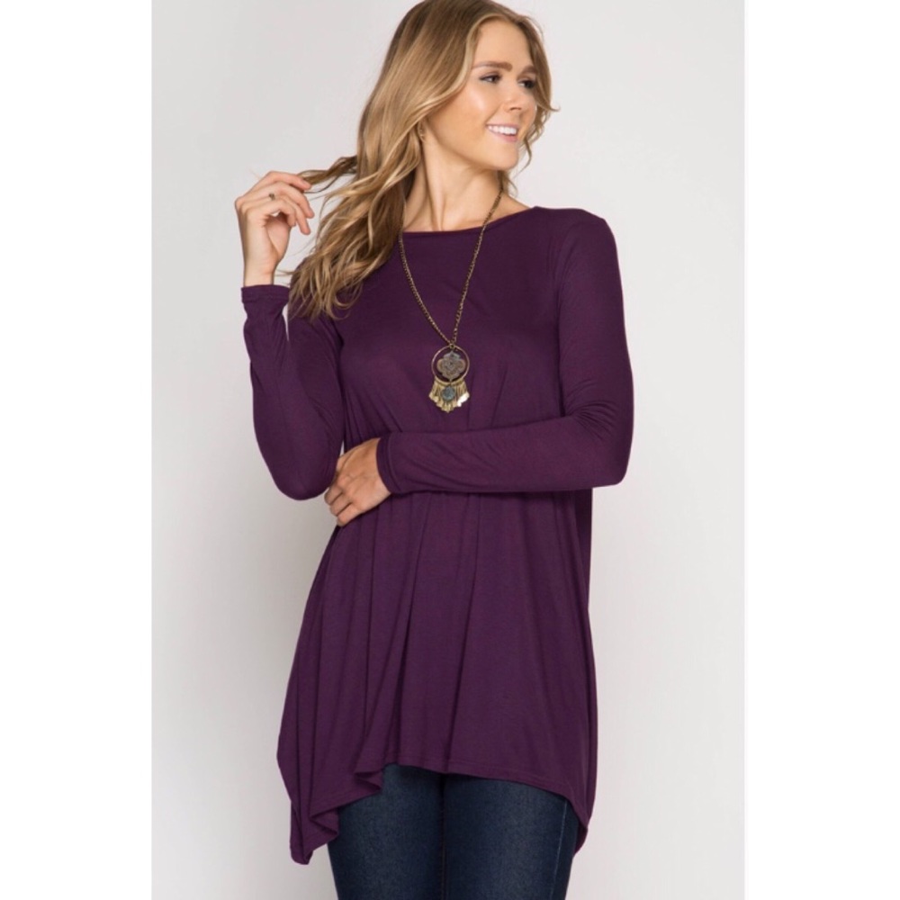 Sold New Pretty Purple Boutique Tunic